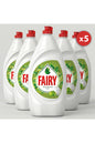 Set of 5 Pieces Liquid Dishwashing Detergent 750ml Apple