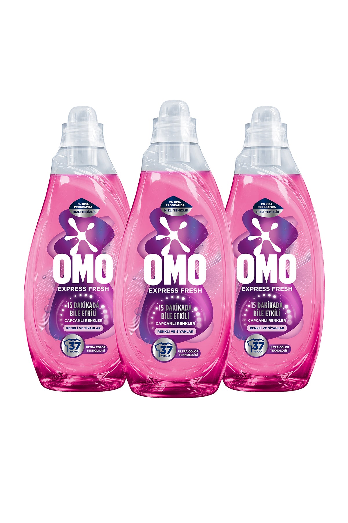 Express Fresh Vibrant Colors Colored and Blacks Liquid Laundry Detergent 1480 ml X3