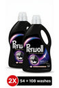 Black 2Pack Liquid Detergent 2x 2.97L 108 Washes, Deep Black Care & Fabric Protection