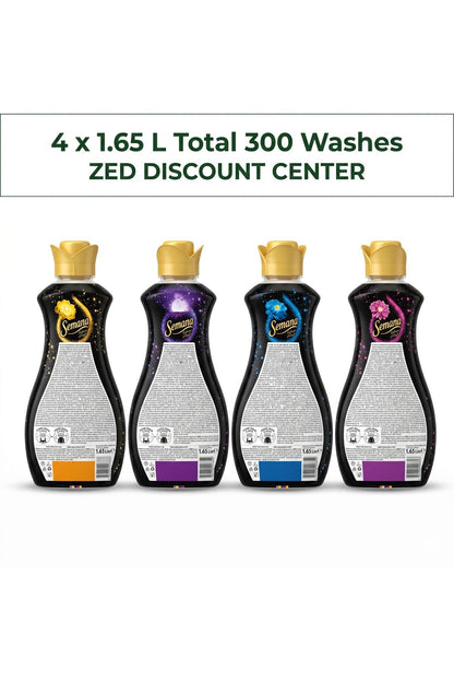 Fabric Conditioner 4 x 1.65L (Midnight Blue + Dreamy + Gold Fever + Purple Rain)