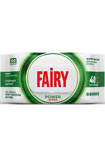 Surface Cleaning Towel Lemon Oil and Active Oxygen x4 pack (100 Wipes - Total 400 Sheets)
