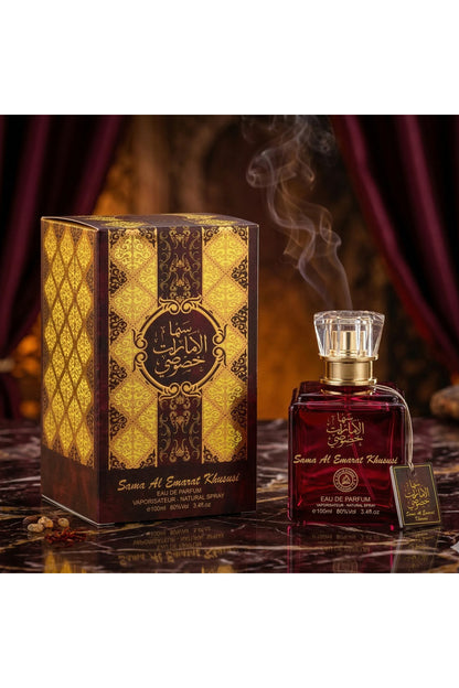 Set of 5 Oriental Women Perfumes 100ML - Sara White + Aliya + Dubai Chocolate + Sama Emarat Khususi + Mufamarah