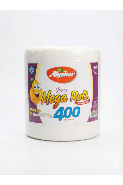 Mega Roll 400 Giant Paper Towels, 6-Pack (6 x 500g)