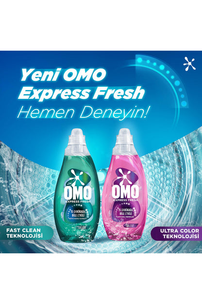 Express Fresh Vibrant Colors Colored and Blacks Liquid Laundry Detergent 1480 ml X3